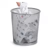 ZELLER MESHLINE papelera 12L efecto aluminio 18100