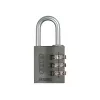 ABUS 466229 candado de latón macizo con arco de acero templado, 30 mm, ¿apertura con la misma llave? No, apertura con llaves distintas, 2 llaves