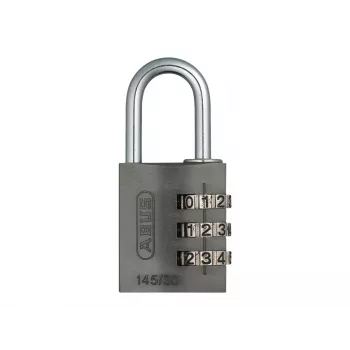 ABUS 466229 candado de latón macizo con arco de acero templado, 30 mm, ¿apertura con la misma llave? No, apertura con llaves distintas, 2 llaves
