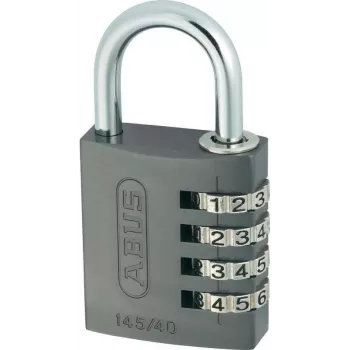 ABUS 48806 candado de latón macizo con arco de acero templado, con llave, 30 mm ABVS48806