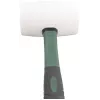 BRÜDER MANNESMANN mazo de goma 700 g, cabeza de caucho natural, mango de fibra de vidrio negro/verde, 1 ud. (M76570)