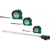 Brüder Mannesmann M80503 Cinta métrica 5 m con cinta de acero de 19 mm, carcasa de ABS engomada, métrica, clase II