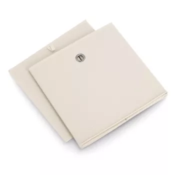 ZELLER Caja de almacenaje de fieltro Beige 27L Cubo plegable 14111