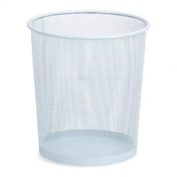 ZELLER 14 L cubo de basura redondo blanco 17716