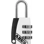 ABUS 155/20 Candado macizo de latón con arco de acero templado, carcasa de 20 mm, apertura con la misma llave 308888