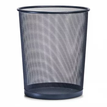 Zeller Meshline Cubo de basura 17,5 l Antracita (17741)