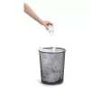 Zeller Meshline Cubo de basura 17,5 l Antracita (17741)