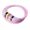 BURG WÄCHTER Candado de cable para bicicleta 210 C 65 GIRLS, Rosa antiguo, 650 mm cable de acero, combinación de 4 dígitos, para niños 39590