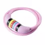 BURG WÄCHTER Candado de cable para bicicleta 210 C 65 GIRLS, Rosa antiguo, 650 mm cable de acero, combinación de 4 dígitos, para niños 39590