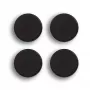 Zeller 4 imanes redondos negros Ø 23 mm x 9 mm (11236)
