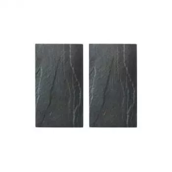 ZELLER Set de tapa de vitrocerámica y tabla de cortar 2 piezas efecto bambú vidrio de seguridad 52x30 cm 26258