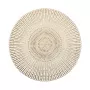 Zeller Set de 6 manteles individuales dorados con huecos | 45 x 30 cm | PVC 27003