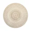 Zeller Set de 6 manteles individuales dorados con huecos | 45 x 30 cm | PVC 27003