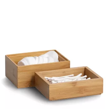 Zeller Caja de almacenamiento Natural 14,5 x 10,0 x 11,0 cm 13318