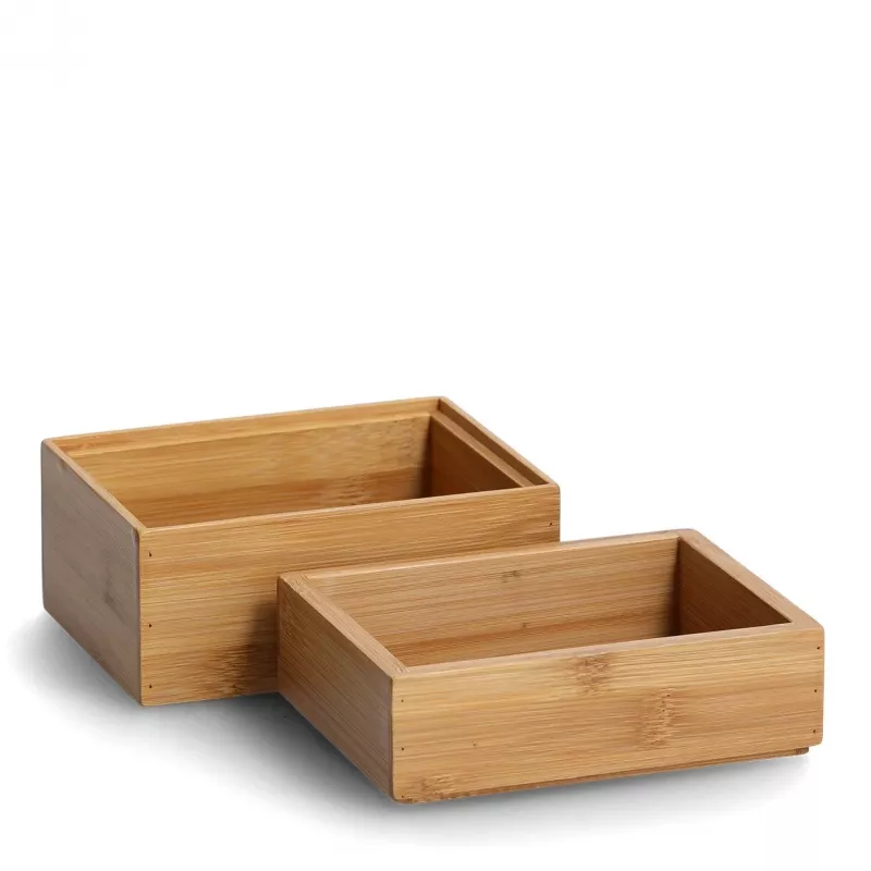Zeller Caja de almacenamiento Natural 14,5 x 10,0 x 11,0 cm 13318