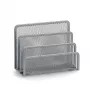 Zeller Meshline Portadocumentos plateado 17702