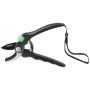 BRÜDER MANNESMANN tijera de podar de yunque M63100, negro/verde, hoja antiadherente, capacidad de corte 20 mm