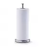 ZELLER Maila portarrollos de cocina de acero inoxidable con rollo, plata 27242