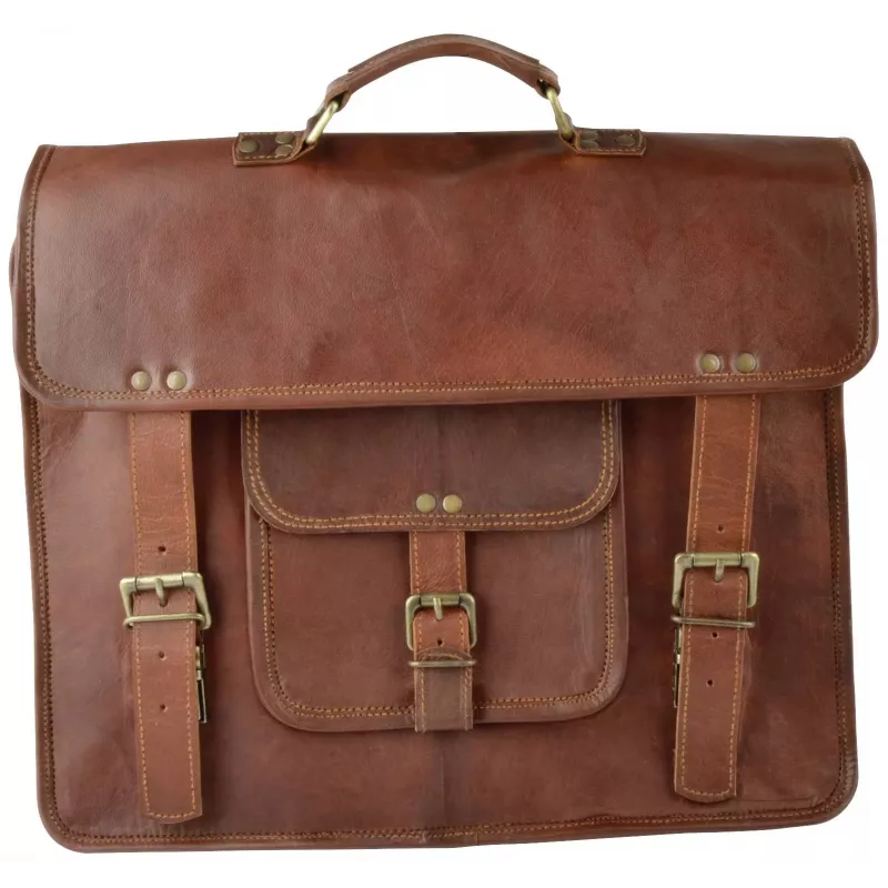 BRÜDER MANNESMANN M29048 set de herramientas de mano de 24 piezas en bolsa de cuero auténtico