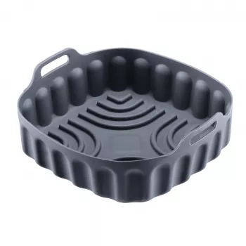 WESTMARK molde de hornear mini cuadrado para freidoras de aire 18,5 x 18,5 cm silicona antracita 22012270
