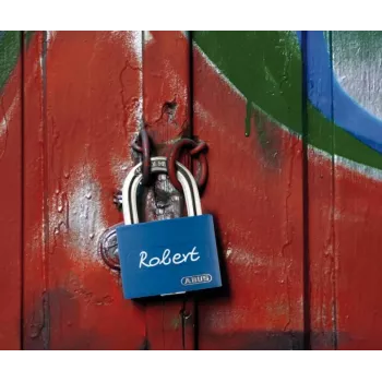 ABUS myLock T65AL/40 candado de aluminio azul con arco de acero templado 802829