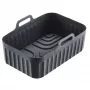 WESTMARK Molde de silicona para freidora de aire Line 22022270 ovalado 21,5 x 13,5 cm negro