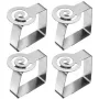 WESTMARK Pinzas para manteles plateadas, 4 uds. (64292260)