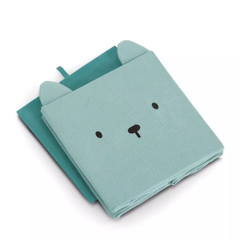 Zeller Bär Caja de almacenamiento menta 28 x 28 x 28 cm 14490