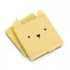 Zeller Bear Caja de almacenamiento amarilla 28 x 28 x 28 cm 14491
