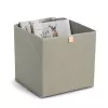 Zeller Caja de almacenamiento de tela caqui 32x32x32 cm cubo organizador plegable 14540
