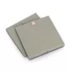 Zeller Caja de almacenamiento de tela caqui 32x32x32 cm cubo organizador plegable 14540