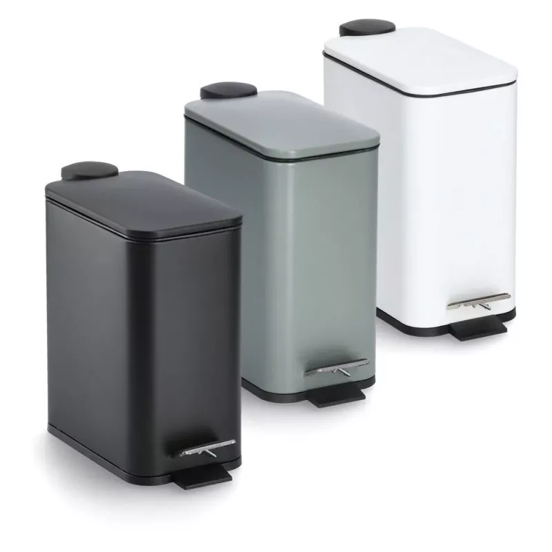 Zeller cubo de pedal 5 L verde salvia 18961