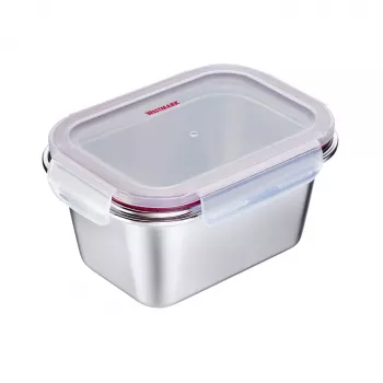 Westmark recipiente de conservación de acero inoxidable 1,0 L, plateado 23672270