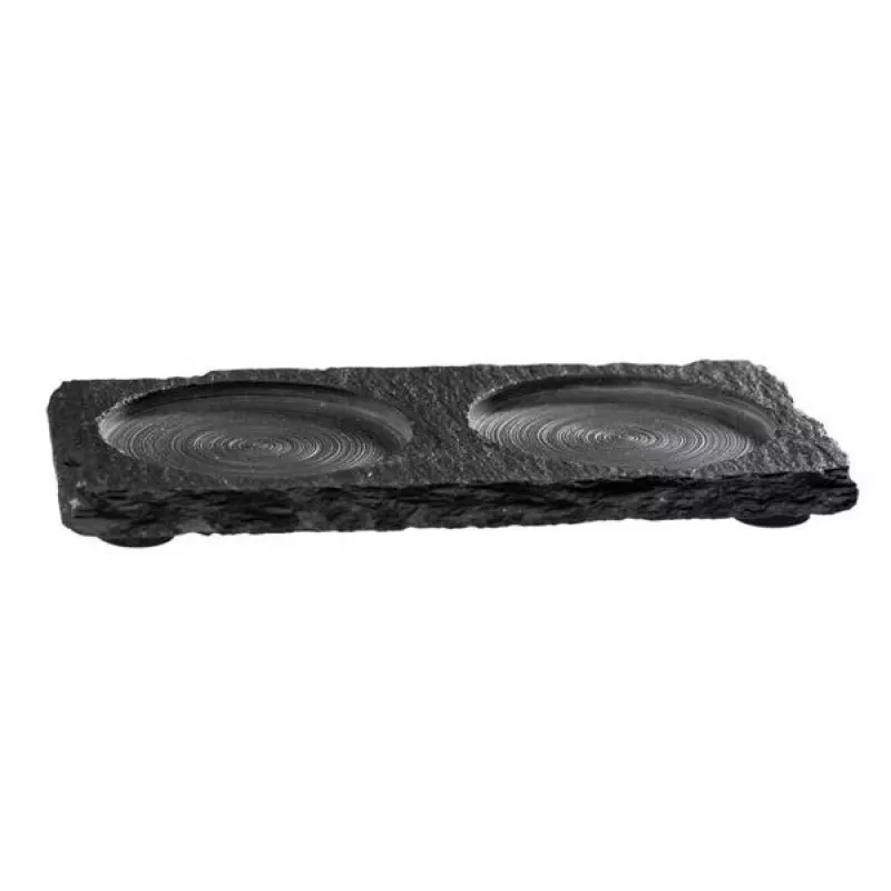 APS Pizarra natural/salvamanteles (A)150 x (F)80 mm grosor 6-9 mm, patas protectoras de muebles en la - 1 ud. (971)