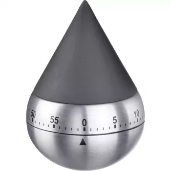 WESTMARK Präsentia Temporizador de cocina mecánico, negro/plata 10932260