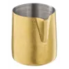 APS FLOW Vertedor, 150 ml, oro acero inoxidable 18/8, estilo vintage, apto para lavavajillas, 1 ud. 10306