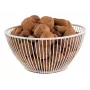 APS SVART Cesta redonda para pan y fruta, metal blanco, 175 mm 30425