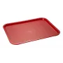 APS Bandeja de comida rápida 450 x 355 mm roja polipropileno