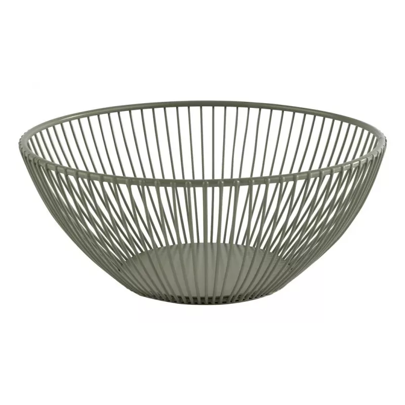 APS SVART Cesta redonda para pan y fruta, 200 mm, metal verde 30471