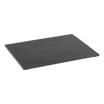 APS Pizarra natural VALO, 325 x 265 mm, antracita, 6-9 mm de grosor, patas que protegen los muebles, 1 ud. 1003