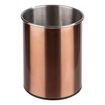 APS Portacubiertos giratorio, acero inoxidable color cobre, interior mate, inserciones extraíbles, 1 ud. (11747)