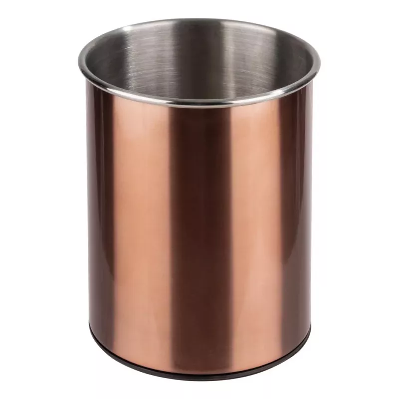 APS Portacubiertos giratorio, acero inoxidable color cobre, interior mate, inserciones extraíbles, 1 ud. (11747)