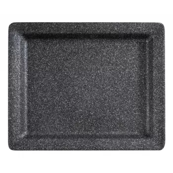 APS Bandeja de horno antiadherente de aluminio FROSTFIRE GN 1/2, plata-negro, 325 x 265 mm 30501