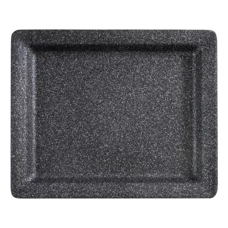 APS Bandeja de horno antiadherente de aluminio FROSTFIRE GN 1/2, plata-negro, 325 x 265 mm 30501