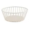 APS URBAN Cesta redonda para pan y fruta, metal blanco, 170 mm 30430