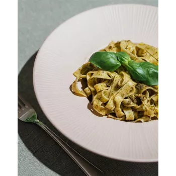 APS NERO Plato para pasta, 290 mm, melamina arena, apilable, apto para lavavajillas, resistente al calor (1 ud.) 85406