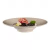 APS NERO Plato para pasta, 290 mm, melamina arena, apilable, apto para lavavajillas, resistente al calor (1 ud.) 85406