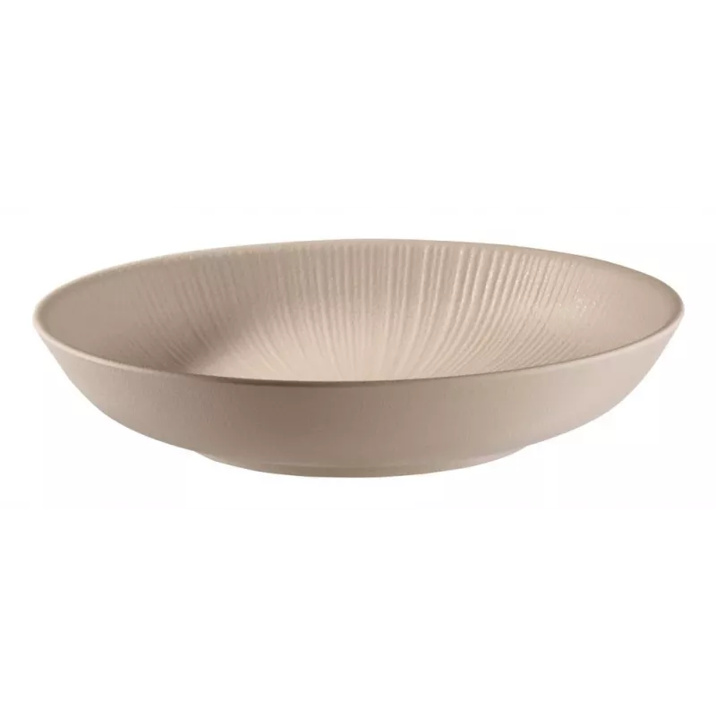 APS NERO Plato hondo 225 mm melamina arena 85414