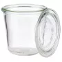 APS Tarro de conserva con tapa, forma cónica, 290 ml, set de 6 piezas, 90 mm de diámetro, 90 mm de altura (82352)