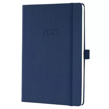 SIGEL Conceptum 2027 Agenda azul oscuro A5 planificador semanal C2762